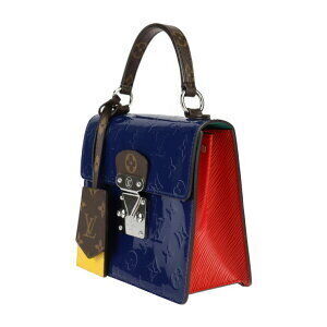 Louis Vuitton canvas bag Spring handbag Monogram Top Street Vernis handle